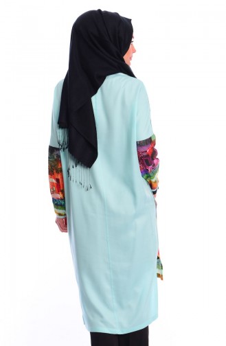 Hijab Tunic All Day 50509-07 Dark Mint Green 50509-07
