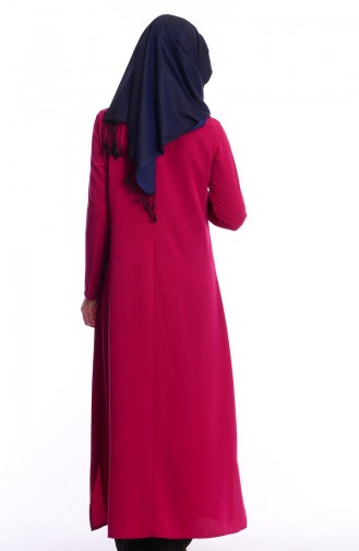 Tesettür Yazlık Kap WB 4715-07 Mürdüm