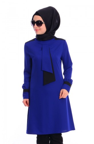 Tesettür Tunik Zernişan 4358-12 Saks