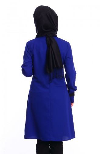 Tesettür Tunik Zernişan 4358-12 Saks