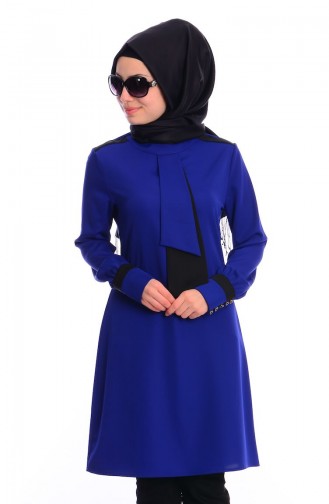 Tesettür Tunik Zernişan 4358-12 Saks