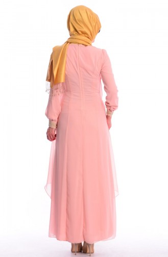 Powder Hijab Dress 52221-08