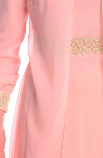 Powder Hijab Dress 52221-08