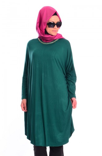 Tesettür Tunik AFL 1731-11 Yeşil