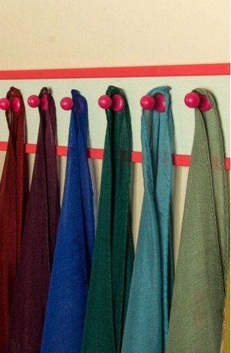 Cintre de Châle Echarpe Fushia 0002-02