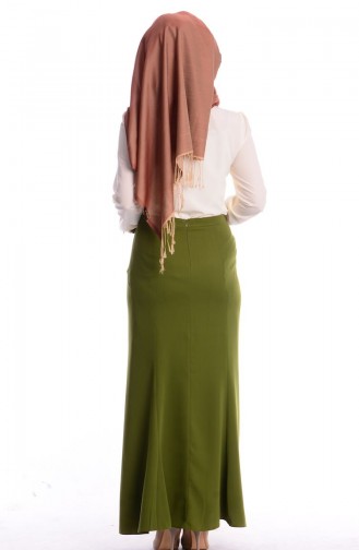 Jupe Crème 0408-04
