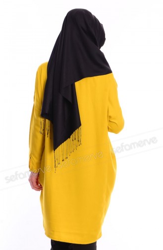 Tesettür Tunik All Day 50510-01 Sarı