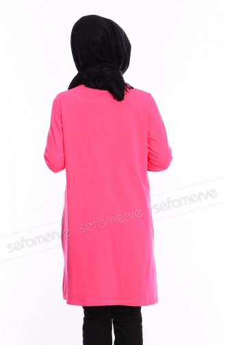 Tesettür Tunik 3917-12 Pembe
