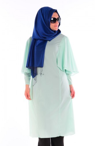 Tunique Islamique 0011-01 Vert Menthe 0011-01