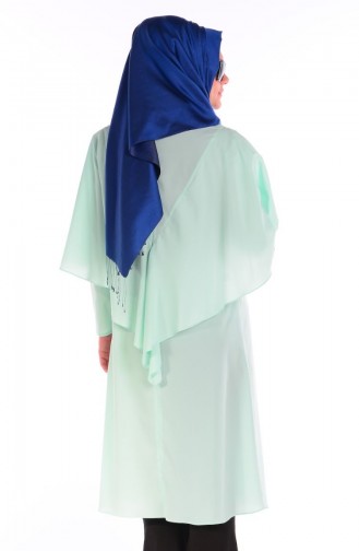 Tunique Islamique 0011-01 Vert Menthe 0011-01