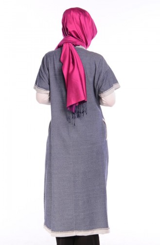 Kısa Kollu Uzun Tunik All Day 2139-03 Lacivert