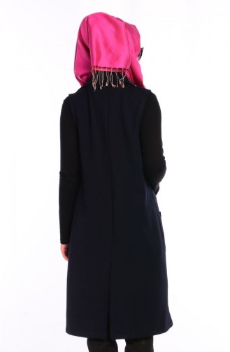 Hijab Vest All Day 7054-04 Navy 7054-04