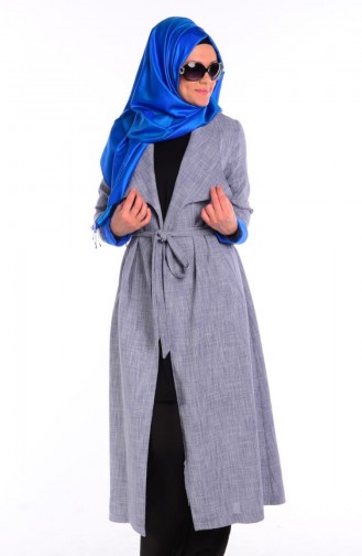 Şükran Cape 35619D-04 Blau Saks 35619D-04