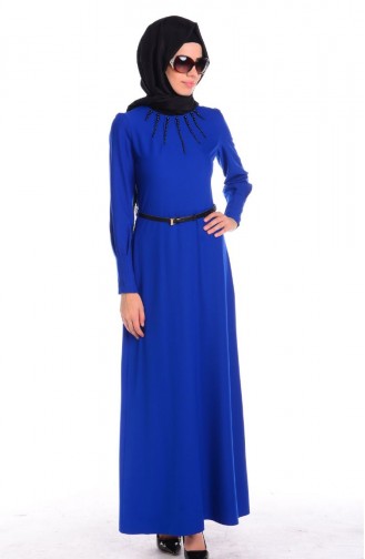 Robe Hijab Blue roi 150322-03