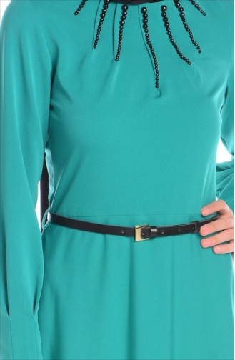 Mint Green Hijab Dress 150322-04