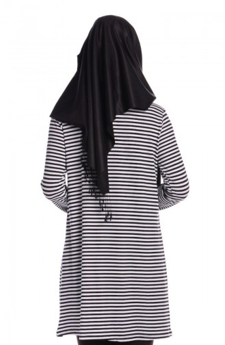 Tesettür Tunik 3938-04 Siyah