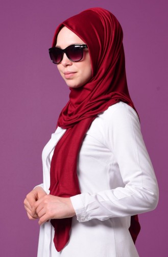 Sefamerve Sedef Cotton Shawl  24 Claret Red 234