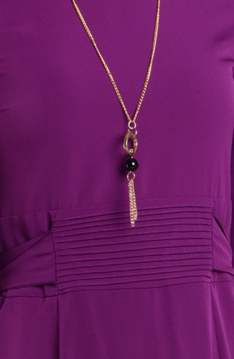 Purple Hijab Dress 4151-04