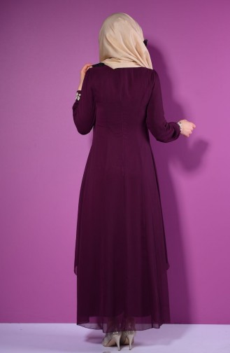 Zwetschge Hijab Kleider 52221A-04