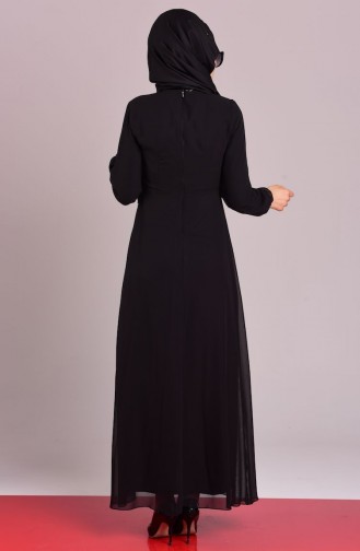 Black Hijab Dress 4059-01