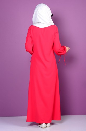 Besticktes Kleid 4199-04 Rot 4199-04