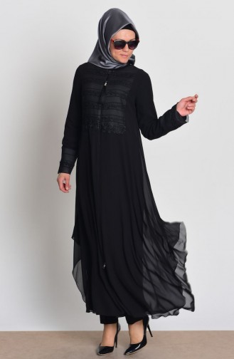 Black Abaya 35702-01