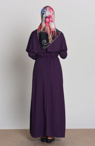 Purple Hijab Dress 3309-03