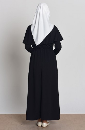Black Hijab Dress 3309-07