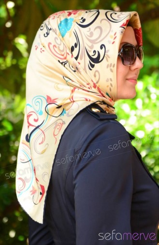 وشاح أزرق كحلي 14