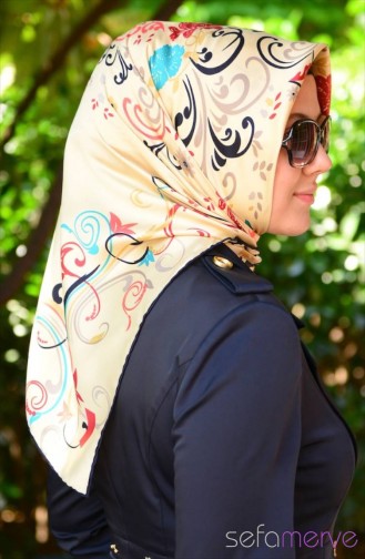 وشاح أزرق كحلي 14