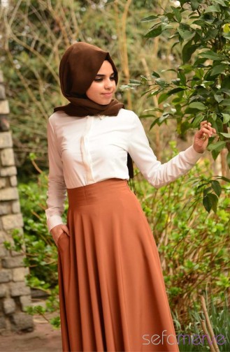 Miss Nisa Etekler 0440-01 Taba