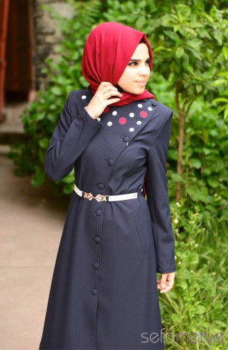 Miss Yağmur Yazlık Pardesü 7065-02 Lacivert