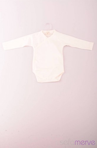 Mother Love Çıtçıtlı Body 5132 01 Krem
