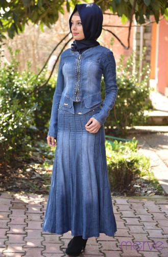 Blue Skirt 9127-01