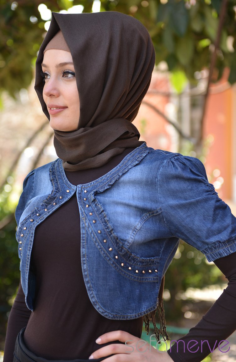 Yeni Sezon MYR Kot Bolero 991801 Mavi Sefamerve