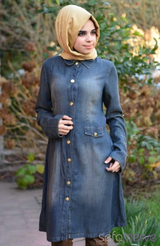 Yeni Sezon MYR Kot Tunik 9794-01 Kahve