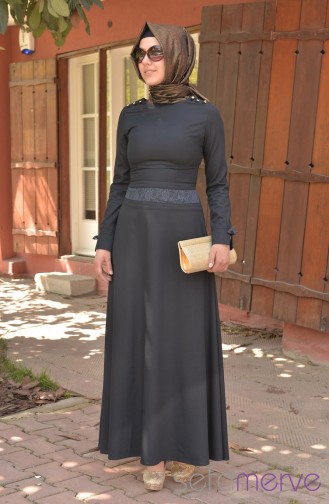 Neşe Elbise 2137-03 Lacivert