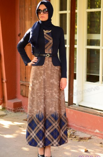 Neşe Elbise 2143-04 Yeşil