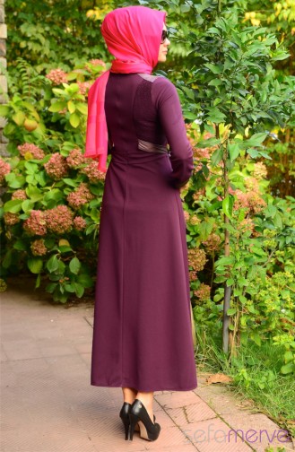 Robe Hijab Violet 2195-05
