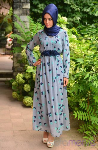 NewStar Dress 2934-01 Navy Blue 2934-01
