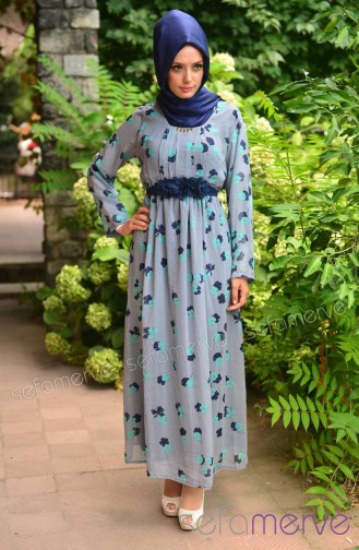 NewStar Dress 2934-01 Navy Blue 2934-01