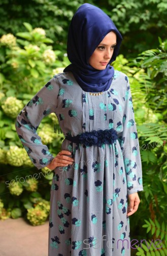 NewStar Dress 2934-01 Navy Blue 2934-01