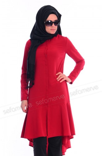 Ameerah Tesettür Tunik 5904-05 Bordo