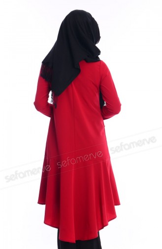Ameerah Tesettür Tunik 5904-05 Bordo