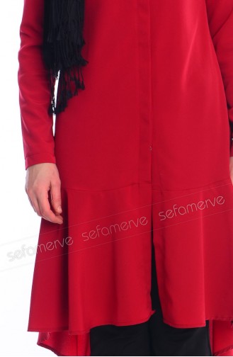 Ameerah Tesettür Tunik 5904-05 Bordo