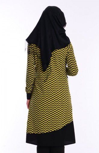 Tesettür Tunik Zernişan 4354-02 Sarı