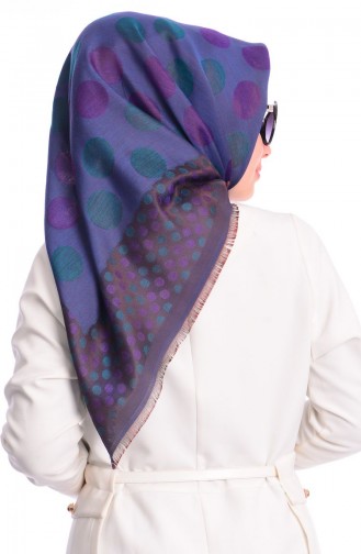 Navy Blue Scarf 06