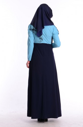 فستان أزرق 5446Y-01