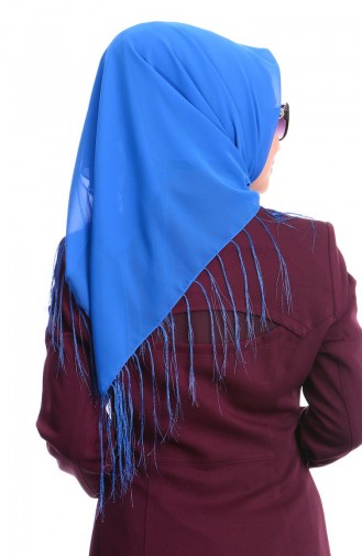 Sefamerve Gözde Scarf 14 Blue 14