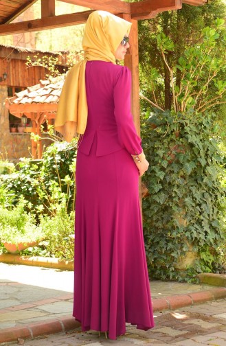 Damson İslamitische Avondjurk 3111-02